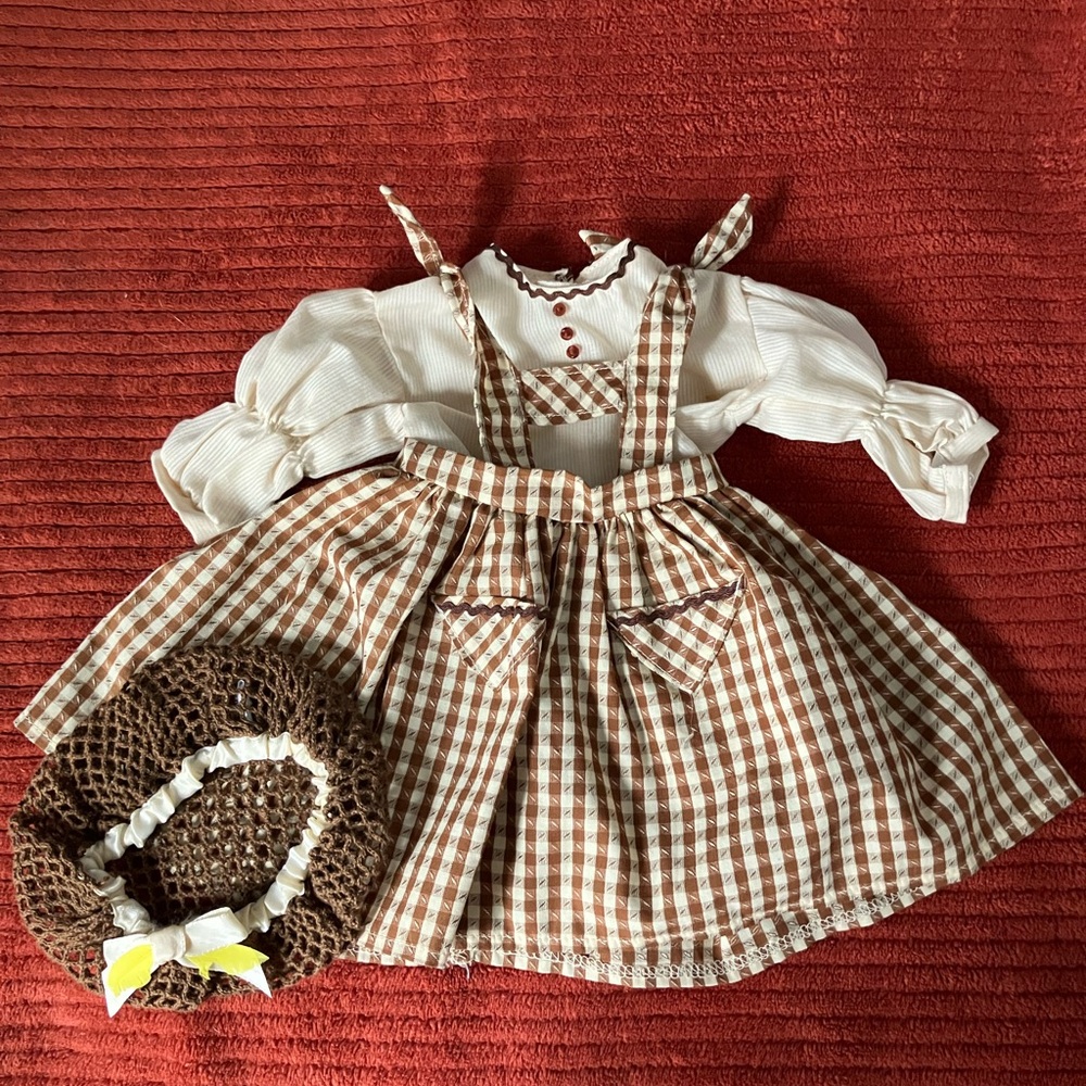 American Girl Brown and Cream Doll Outfit